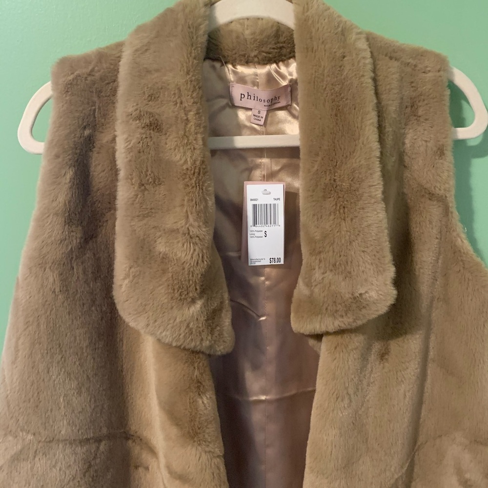 Philosophy Faux Fur Vest